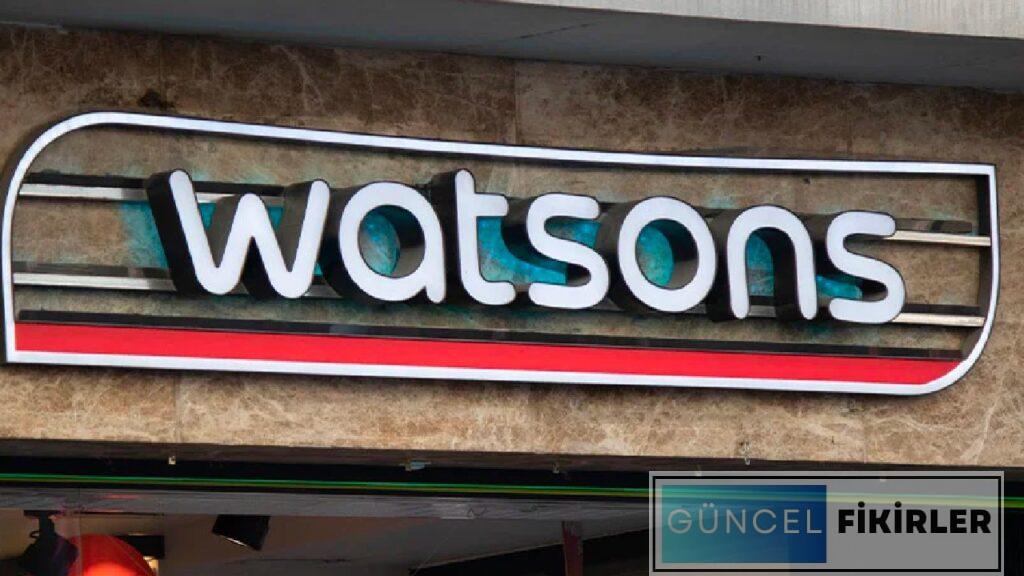 Watsons Bayilik Şartları 3 Watsons Bayilik Şartları