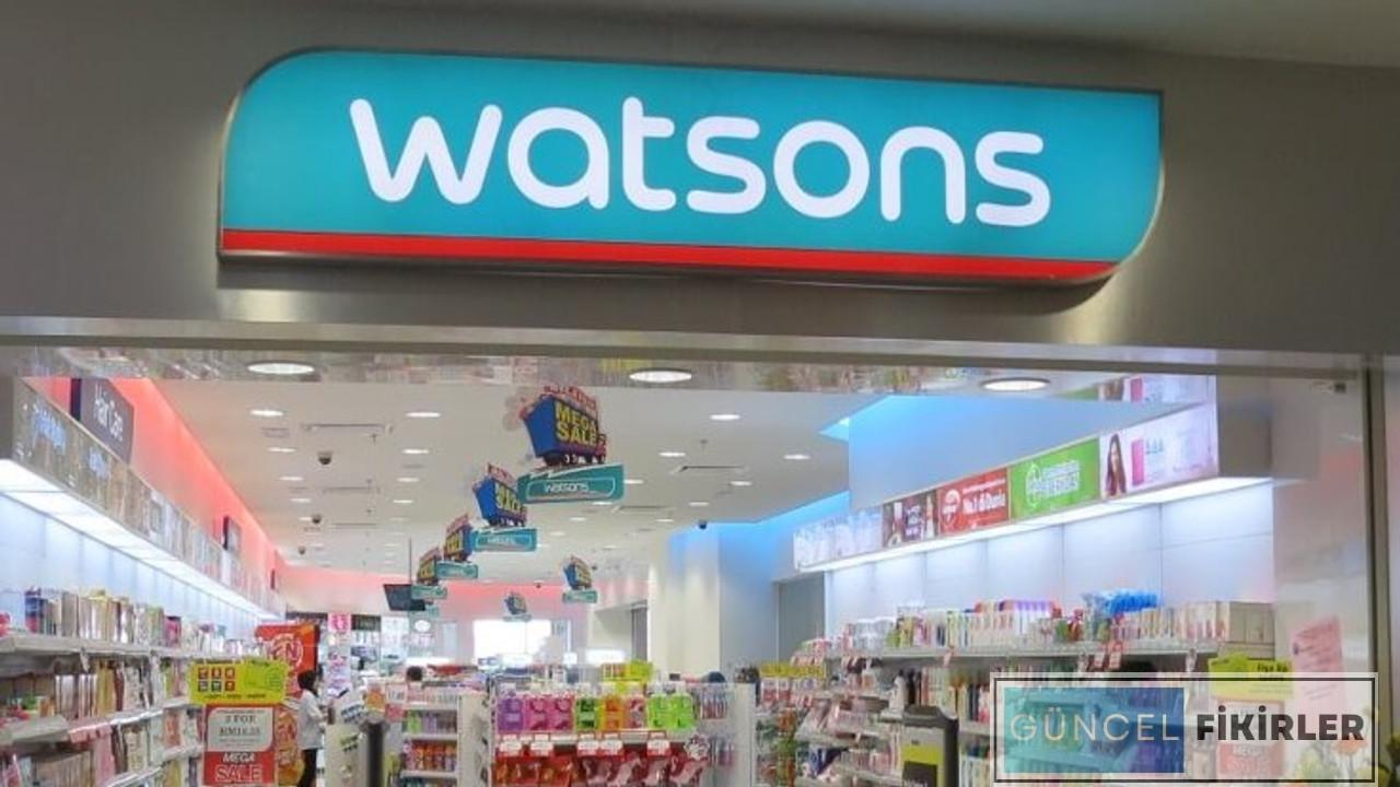 Watsons Bayilik Şartları 1 Watsons Bayilik Şartları